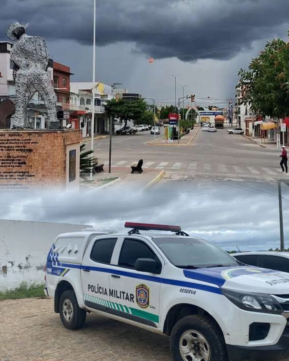 Homem é conduzido à delegacia após ser flagrado com canivete durante abordagem em São José do Egito