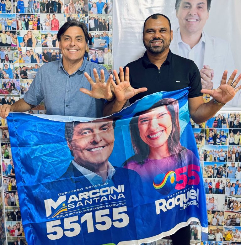 Marconi Santana recebe adesão do humorista André Resenha, de Carnaíba