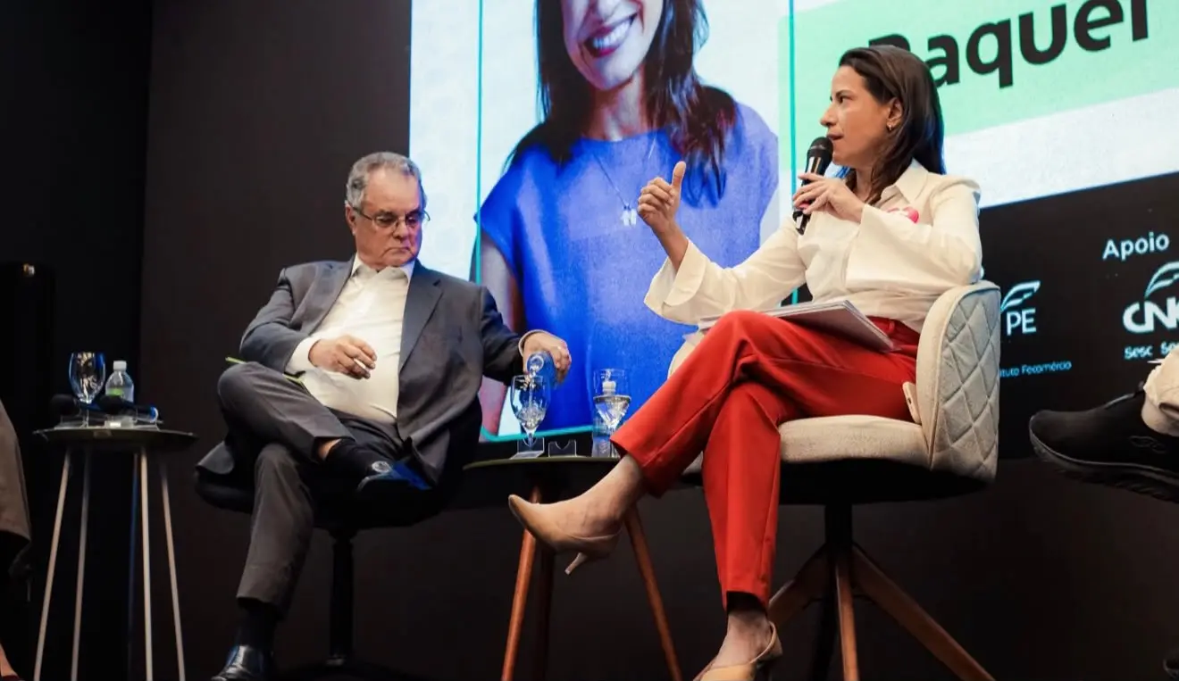 “Vamos abrir mais 30 escolas técnicas estaduais”, afirma Raquel em sabatina na Fecomércio