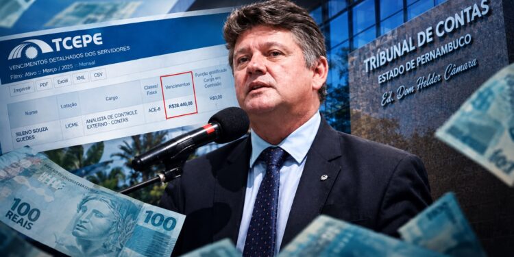Presidente do PSB de João Campos, Sileno Guedes fez a mesma opção que Raquel Lyra e recebeu salário como auditor do TCE enquanto parlamentar