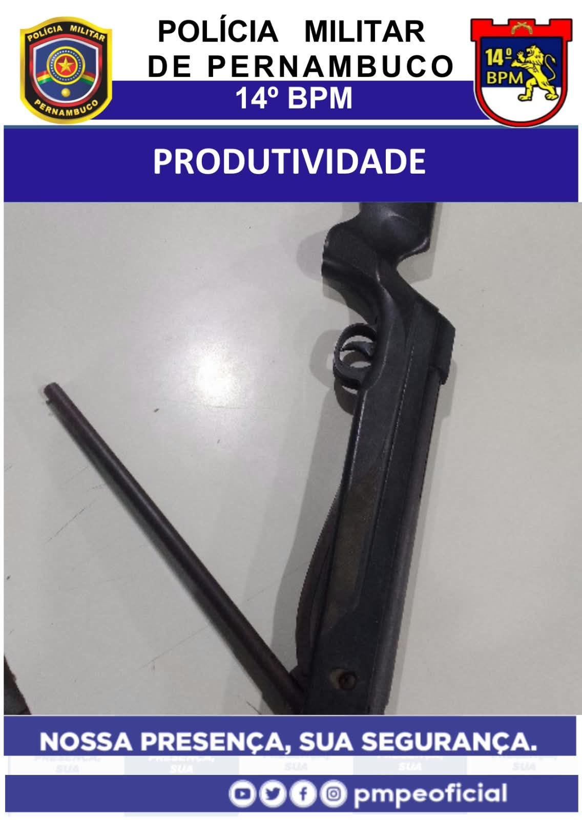 Homem é pego com espingarda 22 em Serra Talhada e tem crise de ‘amnésia’